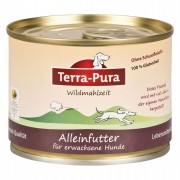 Wildmahlzeit (Fleisch NICHT BIO) 200g Glutenfrei Hund Nassfutter Terra-Pura