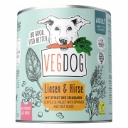 Adult No 1 (Kartoffeln Linsen Spinat) NICHT BIO 800g Hund Nassfutter VegDog